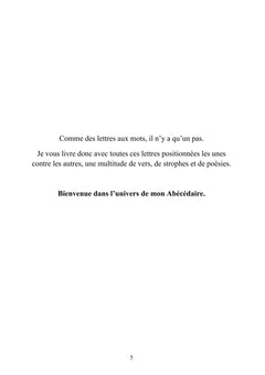 L'abécédaire poétique aux lettres illuminées