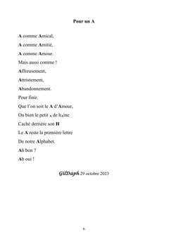 L'abécédaire poétique aux lettres illuminées