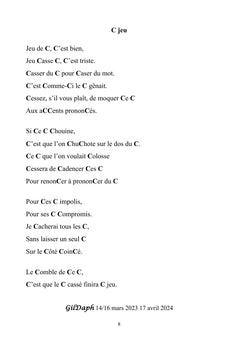 L'abécédaire poétique aux lettres illuminées