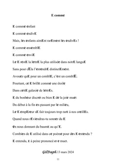 L'abécédaire poétique aux lettres illuminées