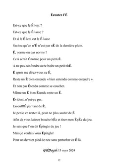 L'abécédaire poétique aux lettres illuminées
