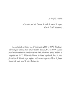 Le dernier chant de l'oiseau avant la nuit