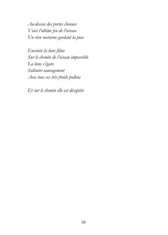Le dernier chant de l'oiseau avant la nuit