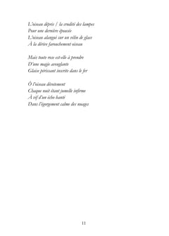 Le dernier chant de l'oiseau avant la nuit