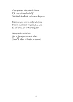 Le dernier chant de l'oiseau avant la nuit