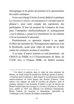 Ça résonne le silence