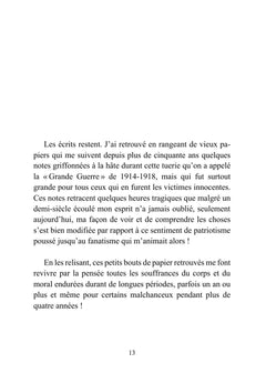 Mes tranchées de 1914-1918 et mes 20 ans