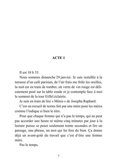 L'appel à la mère