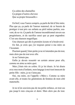 L'appel à la mère