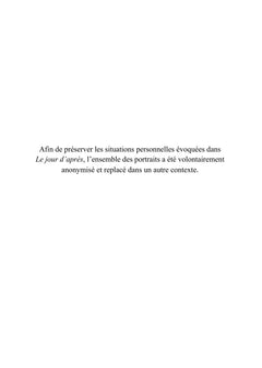 Le jour d'après