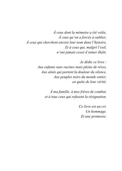 La mémoire enchaînée - À la recherche de notre identité, brisée par l'exil, effacée par les maîtres