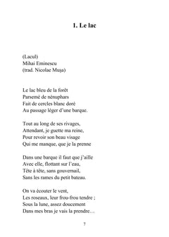 Poèmes roumains d'antan et d'aujourd'hui