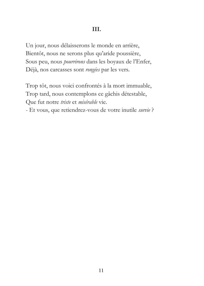 Et si ce n'est plus tard, quand ?