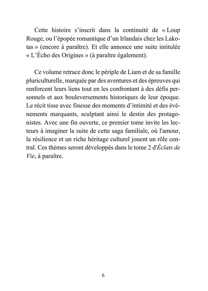 Éclats de vie - Tome I