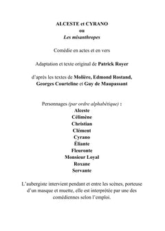 Alceste et Cyrano