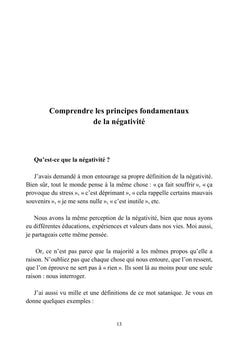 La négativité veut nous rendre heureux