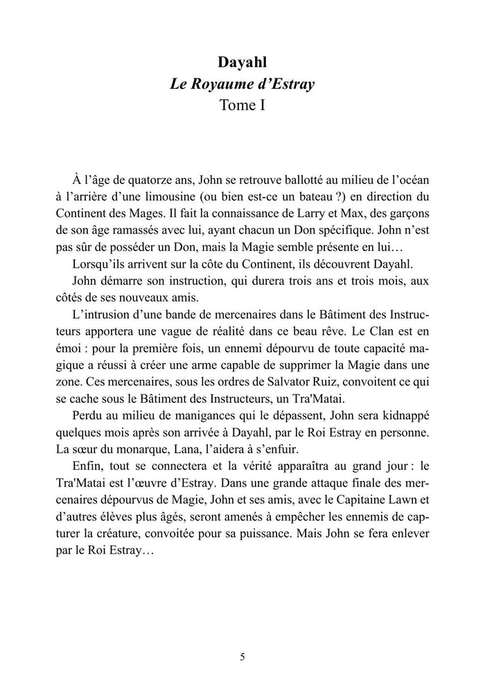 Dayahl - La Terre des Vanji