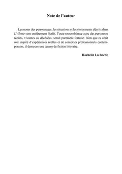L'alerte
