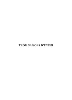 Trois saisons d'enfer