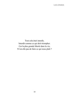 Le mouvement des vagues