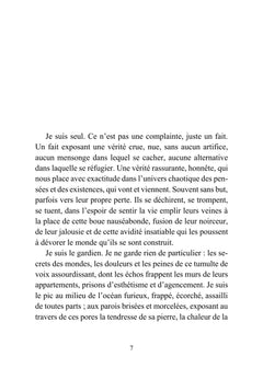 Confession d'une statue
