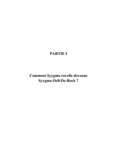 Syygma OEil-de-Rock