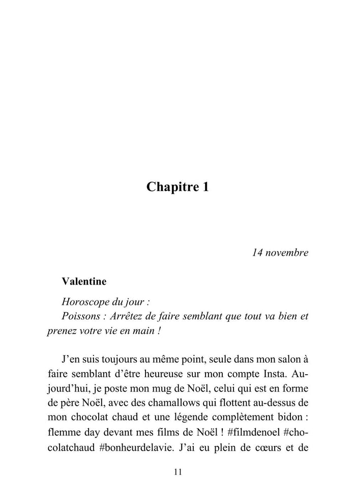 Comme dans les films de Noël !