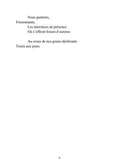 Le séjour des lisières