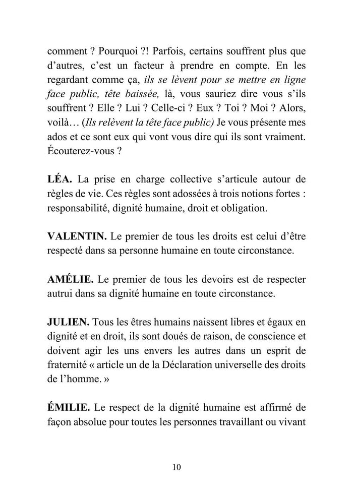 Écoutez leur silence