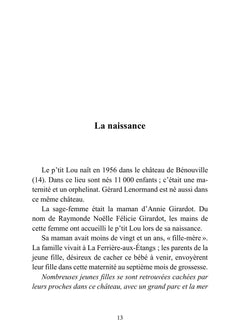Histoire du p'tit Lou mort à douze ans