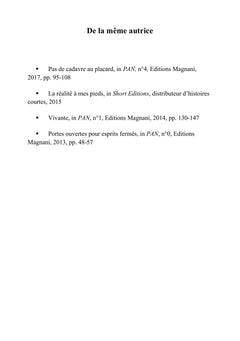 Vie d'ombre, Ombre de vie