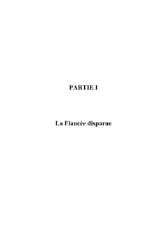 La Fiancée disparue