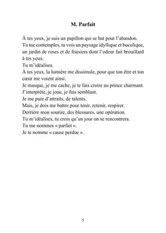 Textes d'une jeune fille perdue