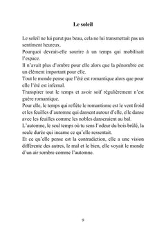 Textes d'une jeune fille perdue