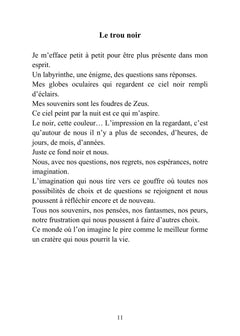 Textes d'une jeune fille perdue