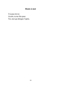 Textes d'une jeune fille perdue