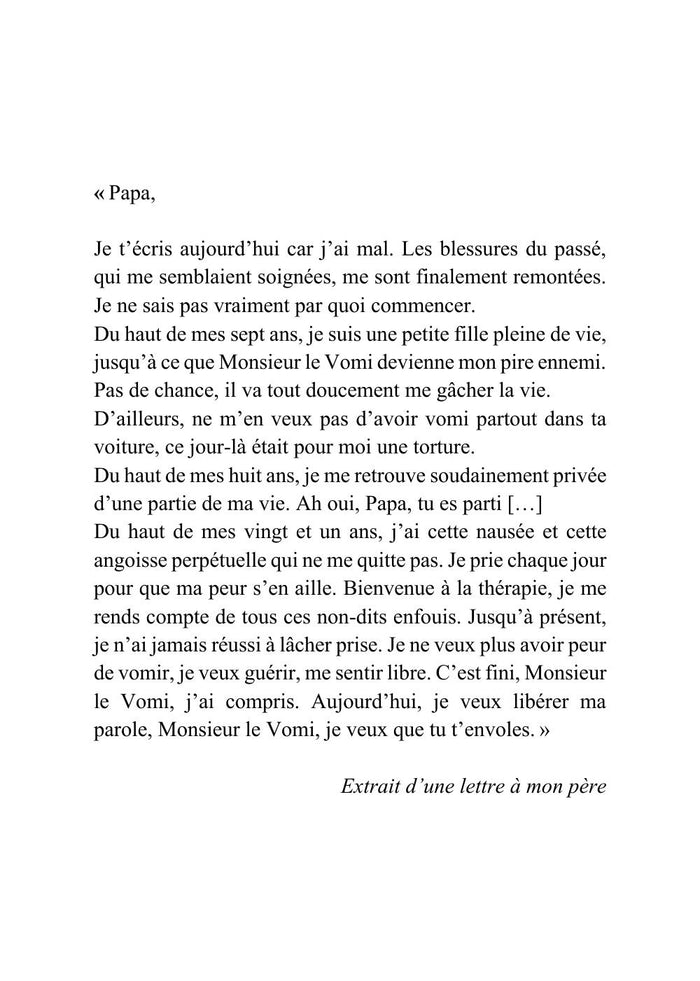 Monsieur le Vomi - Ou quand une phobie s'empare d'une vie...