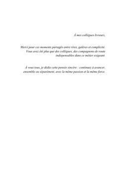 J'ai livré un colis chez vous, et puis...