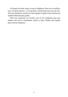 J'ai livré un colis chez vous, et puis...