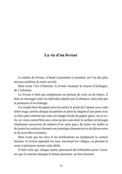 J'ai livré un colis chez vous, et puis...