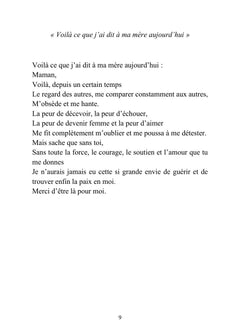 Métamorphose d'une jeune adolescente