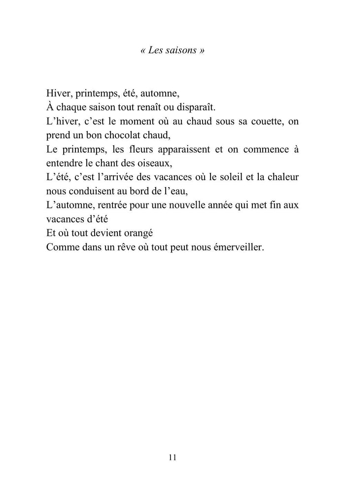 Métamorphose d'une jeune adolescente