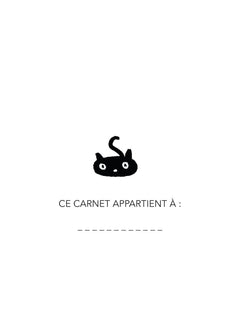 Carnet Chat Orange
