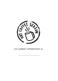 Carnet Caféine Bleu