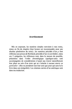 Thomas Bernhard, omni-objecteur d'esprit