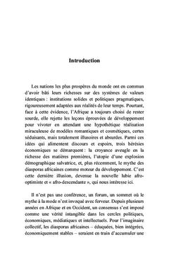 Le mythe des diasporas africaines