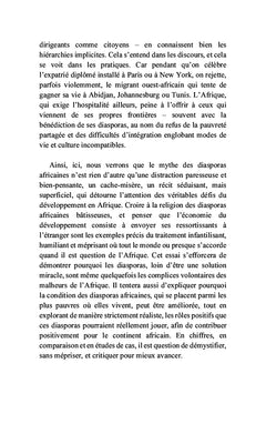 Le mythe des diasporas africaines