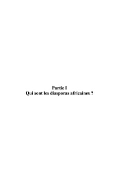 Le mythe des diasporas africaines