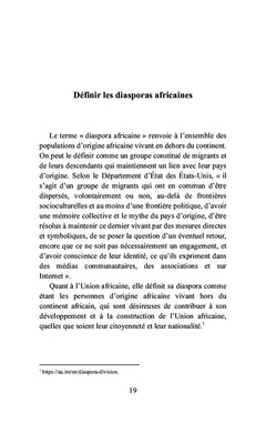 Le mythe des diasporas africaines