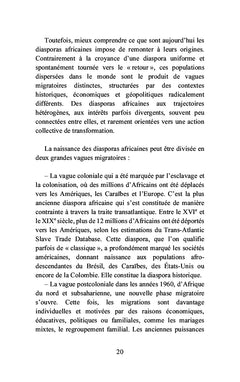 Le mythe des diasporas africaines